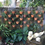 Cool Gift for Gardeners and Plant Lovers. Vertical Gardens, DIY, Hang Clay Terra Cotta pots Anywhere! 24 pack Hangapot flower pot hangers.