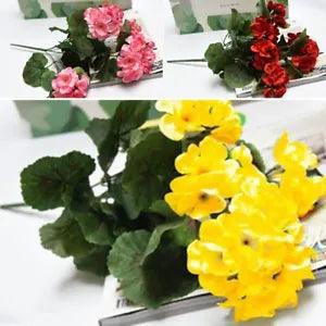 36cm Artificial Flowers Silk Peony Bouquet Fake Rose Wedding Home Party Decor