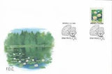 White Water-Lily Nymphaea Alba Lake Flower Finland Mint FDC 1996