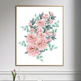 Peony Flowers | Peony Bouquet Floral Wall Art | Peony Printable Wall Decor - Wall Art