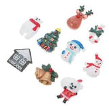 50 Pcs Resin Accessories Phone Case with Charm Christmas Ornaments Delicate