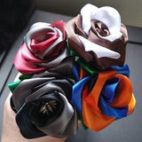 Personalized silk ribbon flower pens