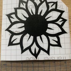Sunflower decal