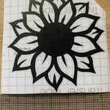 Sunflower decal