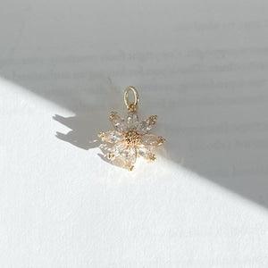 Gold Sunflower Necklace Pendant, Necklace Charm Women - Necklace Builder
