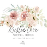 Watercolor Roses and Peonies Clipart, Watercolor Floral Set, Watercolor Roses Bouquet, Roses and Peonies Bouquet, Wedding Clipart