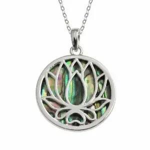 Lotus Water Lily Flower Necklace Pendant Birthday Anniversary Valentines Gift