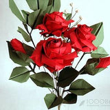 Origami Rose Bouquet, Baby Breath, Paper Flower Bouquet, Artificial Flower,  Valentine's Day Gift, Anniversary Gift, Gift for Wife