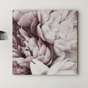 Poster Flower Pink Peonies | Print Purple White | Peonies Wall art | Original Flowers Art | Floral Wall art | Peony Art | Peonies bouquet 3