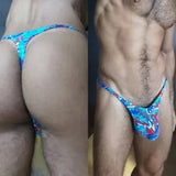 Men Pouch Thong Beach Swimwear Bikini Underwear Posing T-back Jockstrap Tangas