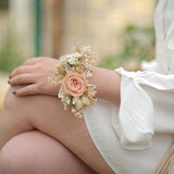 Corsage, Bridal Corsage, Preserved Rose Corsage, Salmon Corsage,  Bridesmaid Corsage, Boho Corsage, Corsages, Party Corsage, Fall Corsage