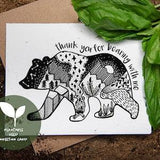 Plantable Seed Card, Wildflower Seed Paper, Flower Seed Card, Teacher Appreciation Gift Card, Thankful for You Card, Zero Waste Gifts Ideas