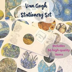 Van Gogh Stationery Mystery Grab Bag - Stickers, Labels & Tapes - 36 items