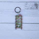 Plant shelf acrylic keychains