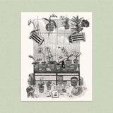 Orchid Greenhouse | Art Print