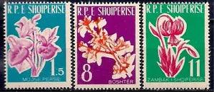 Albania 1961 Flowers Cyclamen Forsythia Lily Plants 3v set MNH