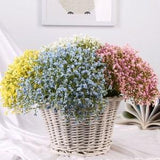 Artificial flower Plastic Gypsophila of 16 branches Bouquet bride hand holding wedding decoration home decor Fake flowers