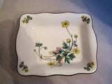 prinknash pottery florabunda dish bowl Ranunculus Repens. Creeping Buttercup