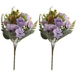 Artificial Flowers, 2Pcs Fake Peony Silk Hydrangea Flower Bouquet Flowers6467