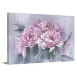LevvArts Vintage Flower Canvas Wall Art Peony Flower Blossom Painting Picture...