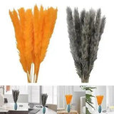 15 Pieces Dried Pampas Grass Reed Flowers Bouquet for Party Decoration