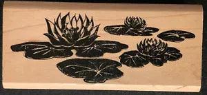 Rubber Stampede Lily Pad Rubber Stamp