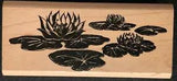 Rubber Stampede Lily Pad Rubber Stamp