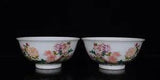 Chinese Enamel Color ?Porcelain Exquisite Flower Peony Pattern Bowls ag1414