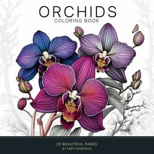Orchid Oasis -  A Coloring Adventure into the World of Exotic Blooms
