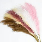 120cm Artificial Grass Dried Reed Flowers Bouquet For Wedding Flowers Bunch...