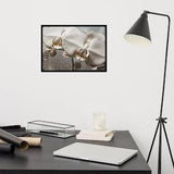 Framed A3 Fine Art Print - Ethereal Orchids- Botanical Beauty for Your Walls- Nature-inspired collection