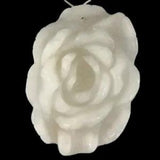D04305# Hand Carved Peony Flower Pink Aventurine Pendant Bead Gemstone