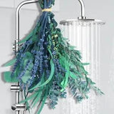 5 Kinds Mix Dried Eucalyptus & Lavender Flowers Bundle for Shower, 25 Pcs 17"