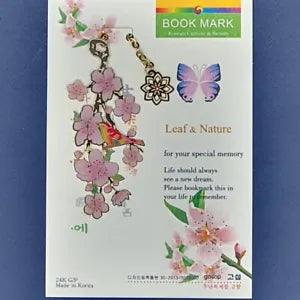 Elegant Peony Flower Shape Metal Chain Bookmark Sensible Party Gift Souvenir