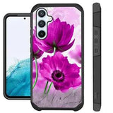 FUSION Case For Samsung Galaxy A54 Hybrid Phone Cover  PEONY PINK FLOWER