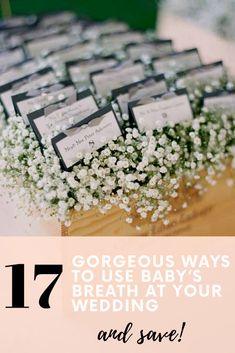 17 Genius Ways to Use Baby's Breath at Your Wedding Flower Delivery