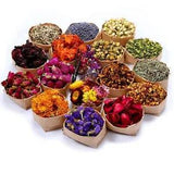 16 Bags Dried Flowers,100% Natural Dried Flowers Herbs Kit for Soap Making, D...