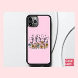 Phone Case Cover  Dancing Skeletons with sunflowers funny Skull iPhone 14 iPhone 13 iPhone 12 iPhone 11 iPhone XR Case Summer vibes iphone