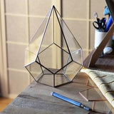 Glass Drop - Geometric Terrarium, Succulent Planter, Handmade Glass Terrarium, Orchid Terrarium, terrarium container