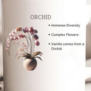 orchid plant coffee mug, orchid plant mug, plant lover gift, plant lady, houseplant lover, garden mug, green thumb gift, orchid gift
