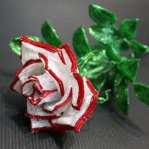 Beaded flowers, French beaded flowers, beaded bouquet, rose bouquet, beaded roses, eternal roses, artificial roses, decorative flowers