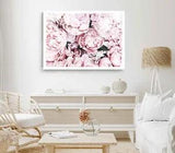 Pink Peonies Print, Floral Wall Art, Pink Peonie Framed Flowers Wall Art, Floral
