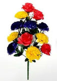 Yellow Purple Carnation Beauty Rose 19