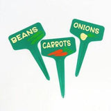 Plant labels  green, Vegetable label, Plastic plant marker, Nursery labels, Garden plant tags, Herb labels