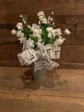 Farmhouse Spring Floral Arrangement, Spring Floral Centerpiece,Spring Home Decor