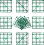 12 Pcs10X10" Artificial Flower Grid Panels Diy Flowers Wall Frames Wedding Party