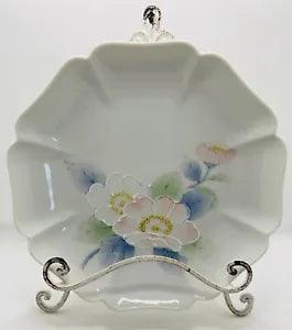 Otagiri ???Peony??? Plate Scalloped Edges Excellent Used Condition