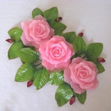 Rose soap handmade souvenir for guest favors