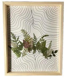 Art Decor With Pressed Leaves