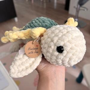 Crocheted Sunflower Turtle | turtle plushie | crochet plushie | Flower turtle
